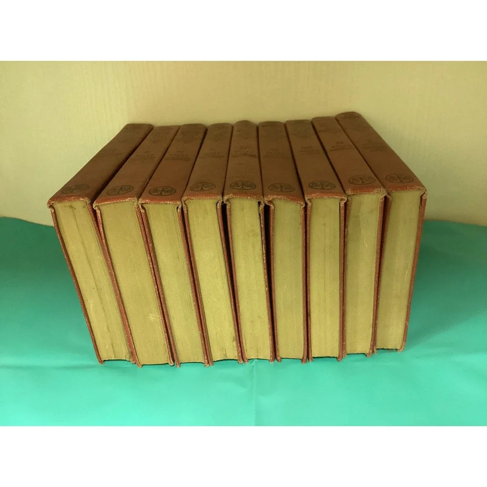 The Works of Edgar Allan Poe 1904 Funk & Wagnalls 9 of 10 Volume Set, Antique